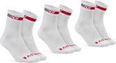 Chaussettes GripGrab 3PACK Classic Regular Cut - Taille L - Blanc