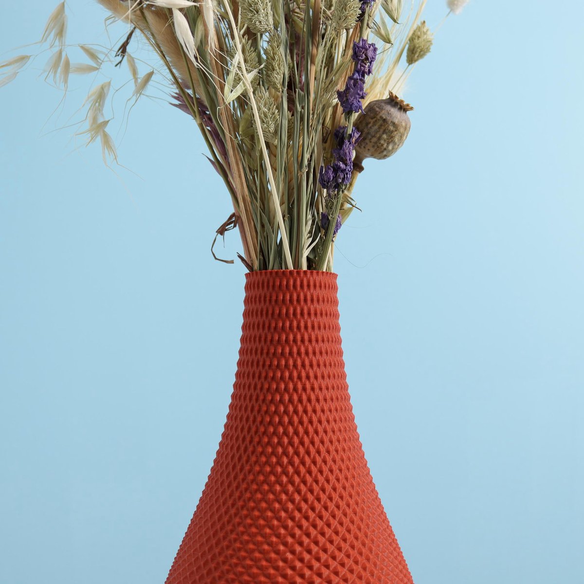 LUKA Keramische rustieke boerderij vaas, terracotta vazen voor decor, set van 3, slaapkamer, kantoor, woonkamer, open haard, boekenplank decor, housewarming 25 10 15 cm