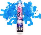 Sexe Reveal Smoke Cannon Blauw Boy - Confettis Cannon Blue - Confettis Shooter - Confettis & Smoke - Gender Reveal Party