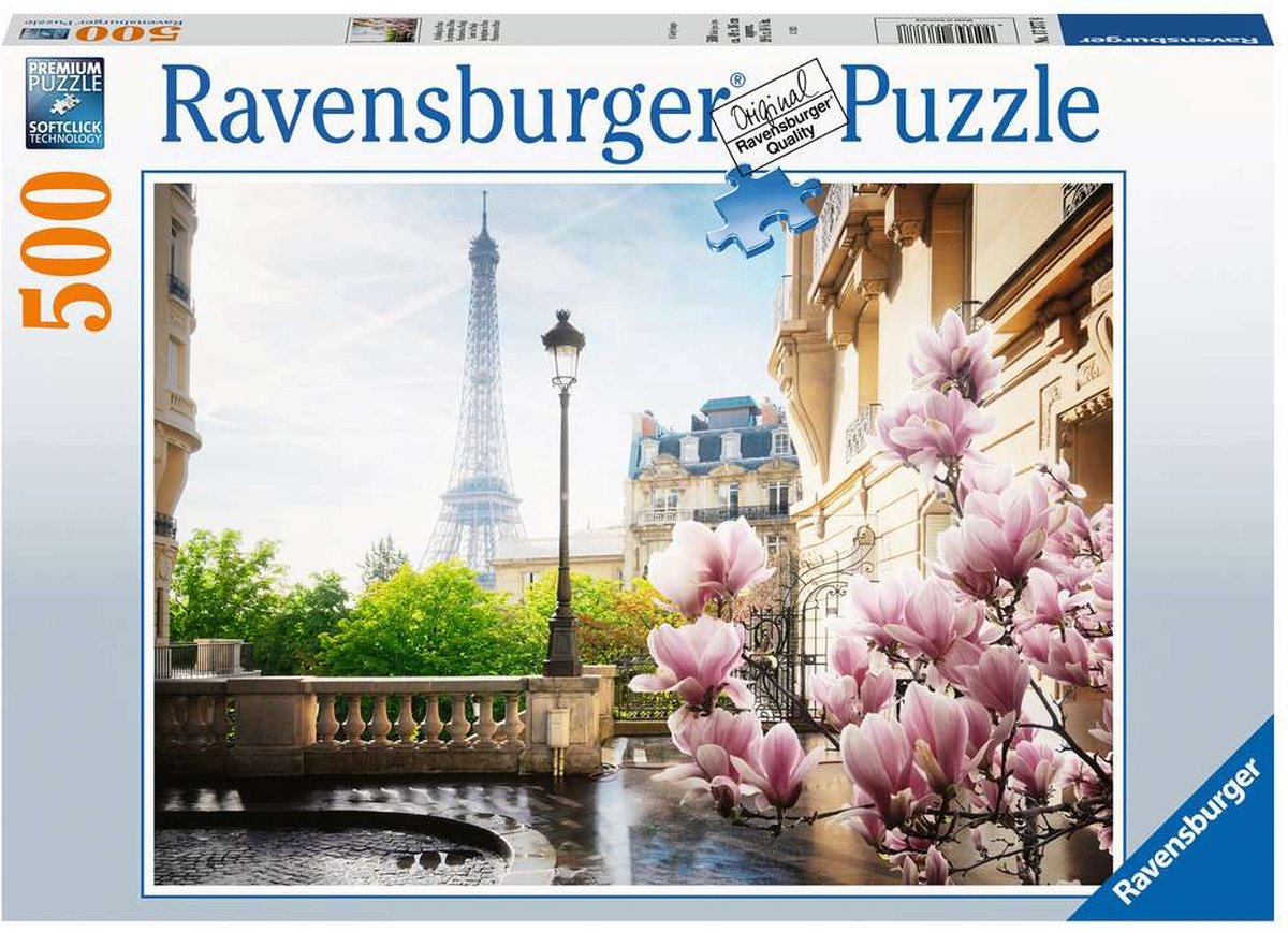 Ravensburger puzzel lente in parijs 500 stukjes