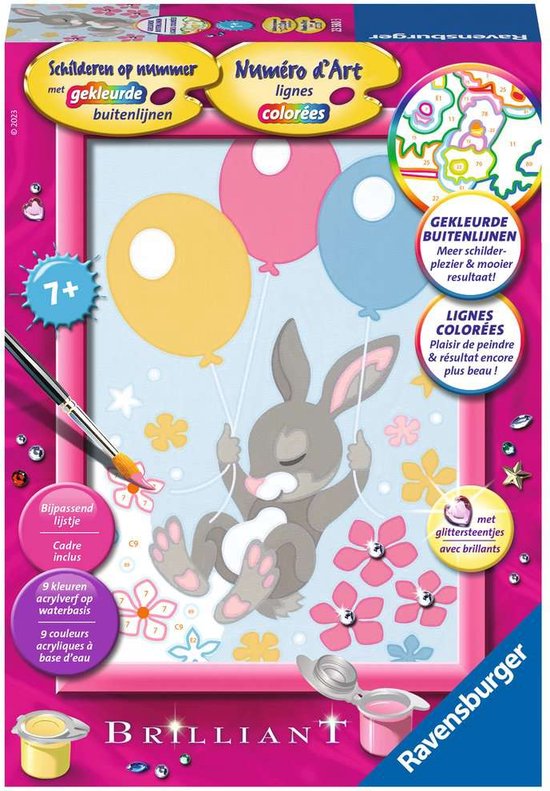 Schilderen Op Nummer Set – 50x40 Cm – Vos – Incl. 24 Acrylverven & Penselen – Voor Kinderen (7+) & Volwassenen – Ontspannend & Creatief