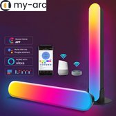 Barres lumineuses LED intelligentes My Arc , barre lumineuse RGBIC Smart Ambiance Flow pour jeux, PC, TV, décoration de chambre