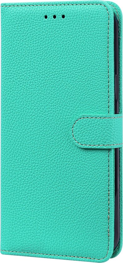 Étui adapté pour OPPO Find X5 - Bookcase - Cordon - Porte-cartes - Portefeuille - Protection appareil photo - Simili cuir - Turquoise