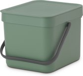 Brabantia Sort & Go poubelle 6 litres - Fir Green