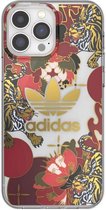 Adidas Graphic Snap CNY AOP TPU Back Cover - Geschikt voor Apple iPhone 13 Pro Max (6.7") - Rood/Goud