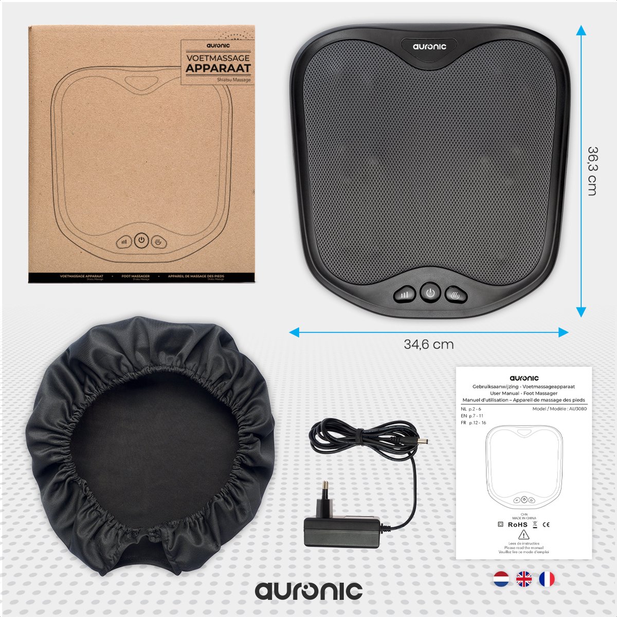 Auronic Shiatsu Voetmassage met Warmte thumbnail 6