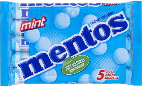 Mentos - Mint - 5 Rollen