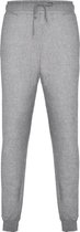 Licht grijze joggingbroek met rechte snit met manchet om enkel model Adelpho merk Roly maat XL