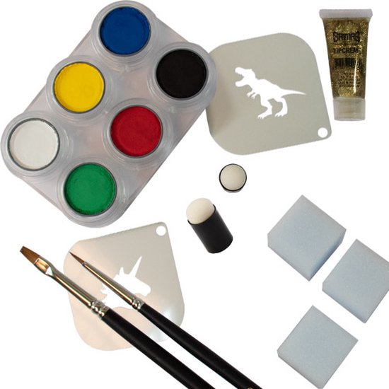 Grimas Pearl Water Make Up – Trucco Acquatico Per Viso E Corpo, Palette Da 6 Colori Con Libretto Istruzioni, Per Teatro E Carnevale - 2