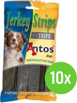 Antos Jerkey Strips Pens - hondensnack - 20 stuks - 10 Verpakkingen