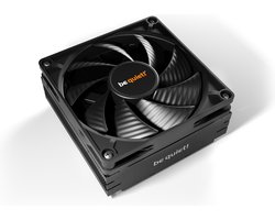 be quiet! Soyez silencieux! PURE ROCK LP, Intel: 1700 / 1200 / 1150 / 1151 / 1155, AMD: AM5 / AM4, 92 x 92 x 45 mm, 100 W TDP, PWM 4 broches, 50 / 75 / 100 % PWM 13,3 / 23,8 / 30,6 dB