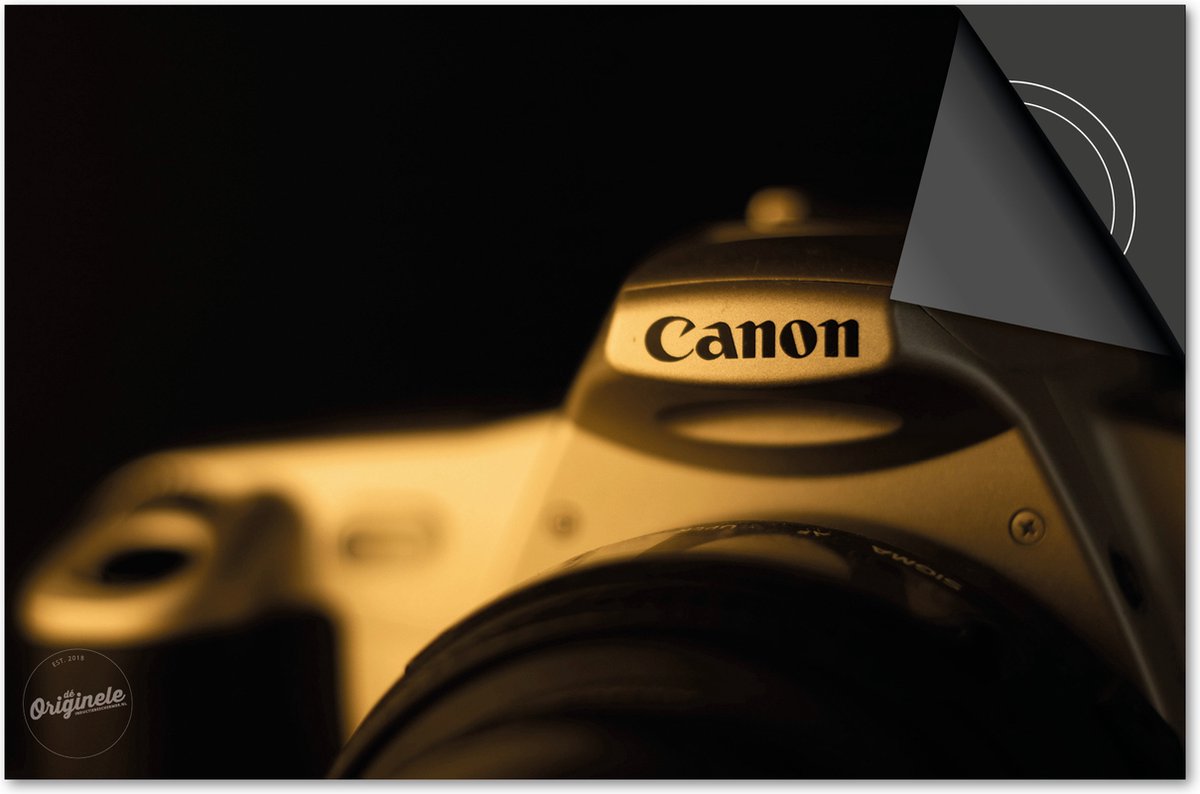 Inductie beschermer 76x51,5 - afdekplaat inductie mat - Dietrix Kookplaat beschermer - DELUXE - Black en Gold - Camera Canon