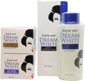 Kojie San Dream White voordeelpakket met dag- en nacht crème, toner en blemish crème