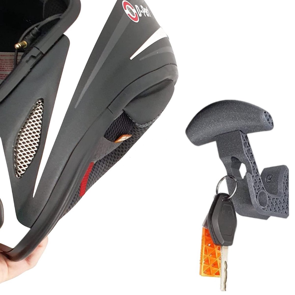 Support mural pour casque de moto et support de veste - support d