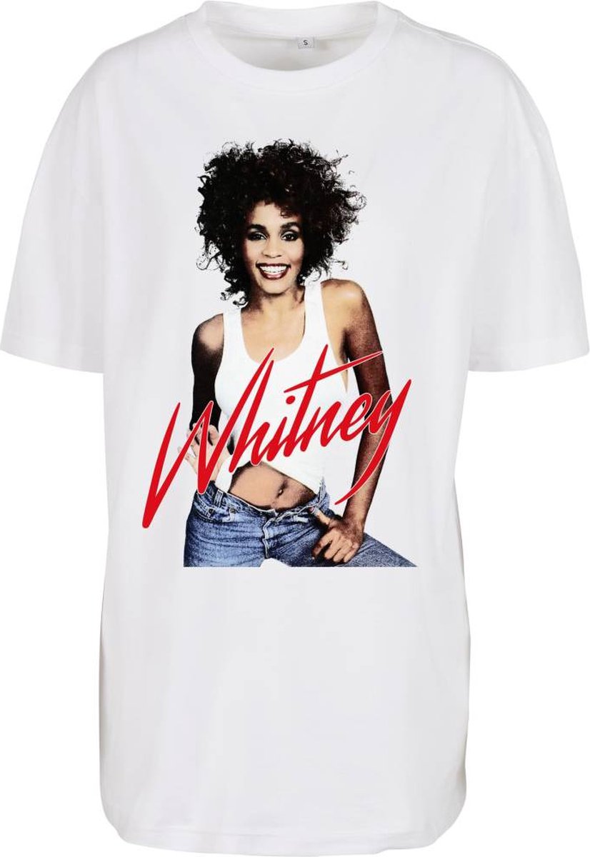 Merchcode Dames Tshirt -M- Whitney Wit