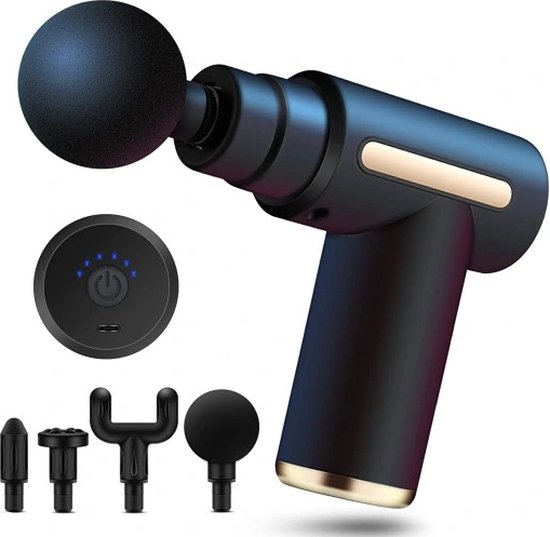 Massage gun - Sport en Relax Massage Apparaat - Professioneel Massage Pistool - Zwart en Grijs Massagepistool