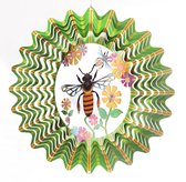 Spin Art Crystal Bee Artist Crystal Tail, ACT3DBEE, totale lengte 60cm