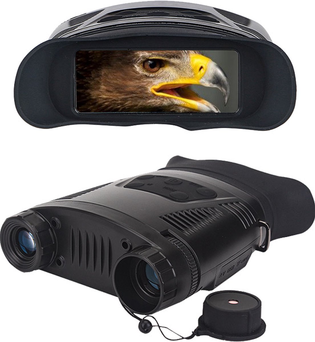 RYCE ® Nachtkijker PRO met Digitale Camera - Gratis SD Kaart 8GB - Infrarood - Warmtebeeld - Verrekijker - Nightvision - Richtkijker - 300M