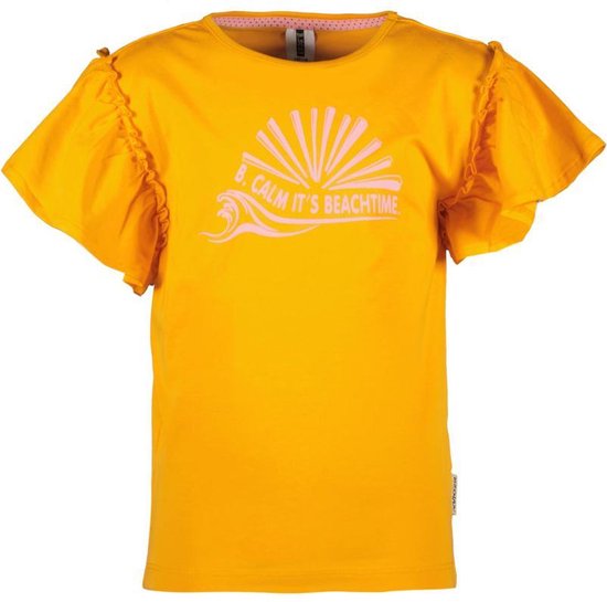 B.Nosy - T-Shirt - Calm Orange - Maat 104
