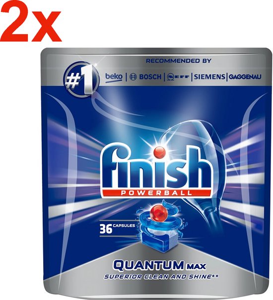 Finish Quantum Ultimate Regular Vaatwastabletten 72 Stuks