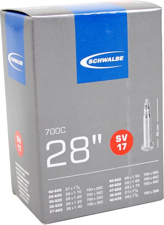 Schwalbe Binnenband - SV17 - 28 inch x 1.10 - 1.75 - Frans Ventiel - 40mm