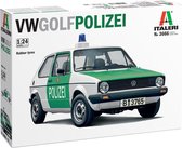 1:24 Italeri 3666 Volkswagen VW Golf Polizei Plastic Modelbouwpakket