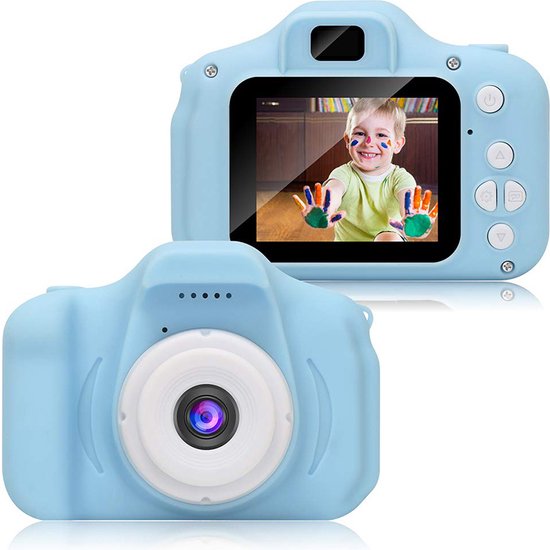 Denver Kindercamera Full HD - 40MP - Digitale Camera Kinderen - Foto en Video - Spelletjes - KCA1330 - Blauw