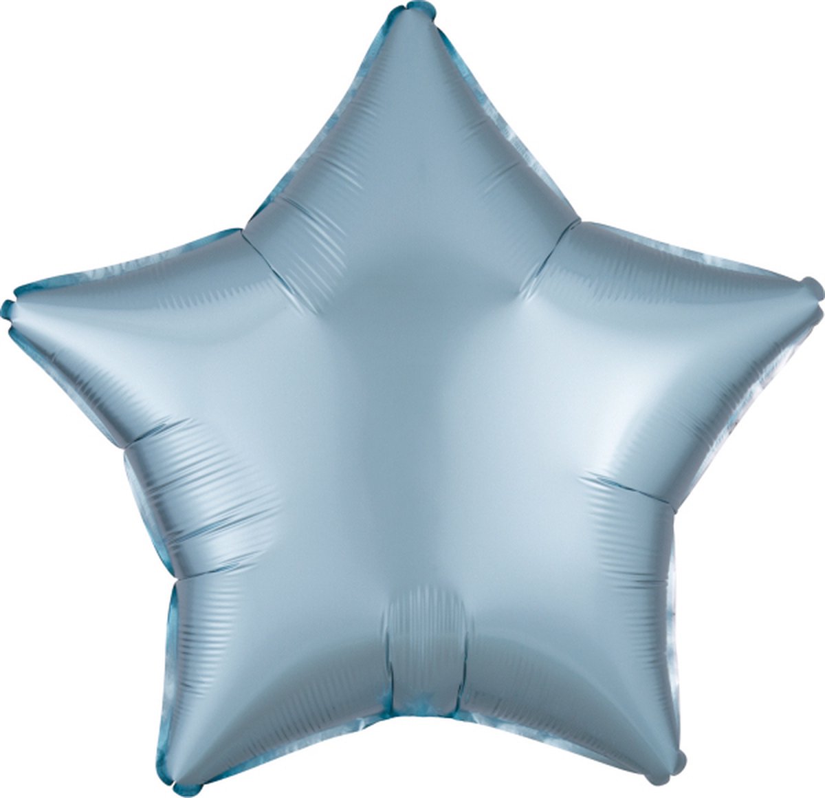 Folieballon pastel blauw ster 43 cm | per stuk | zonder helium