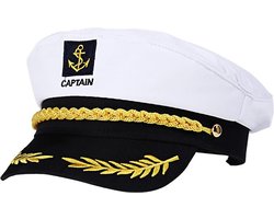 WiseGoods Luxe Kapiteinspet - Kapitein Petten - Pet - Cap Dames & Heren - Petten - Petjes - Carnaval Petje - Carnavalskleding
