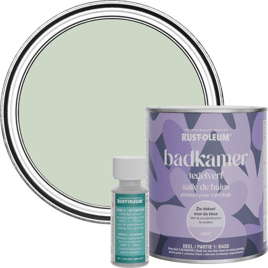 Rust-Oleum Groen Badkamer Tegelverf Matt - Lauriergroen 750ml | bol