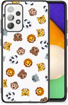Back Case geschikt voor Samsung Galaxy A52 | A52s (5G/4G) Dieren Emojis