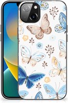 Dierenprint Telefoonhoesje geschikt voor iPhone 14 Plus Vlinder