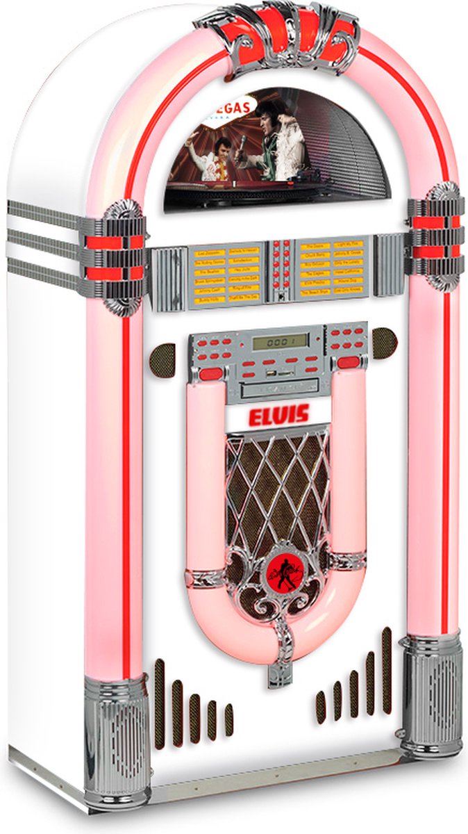 Elvis Presley Jukebox EP5000 Wit Limeted edition XXL