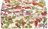 Emma Bridgewater - Bewaarblik Birds in Hedgerow - Vogels - Rechthoek - Blik - 20 x 15 x 8 cm