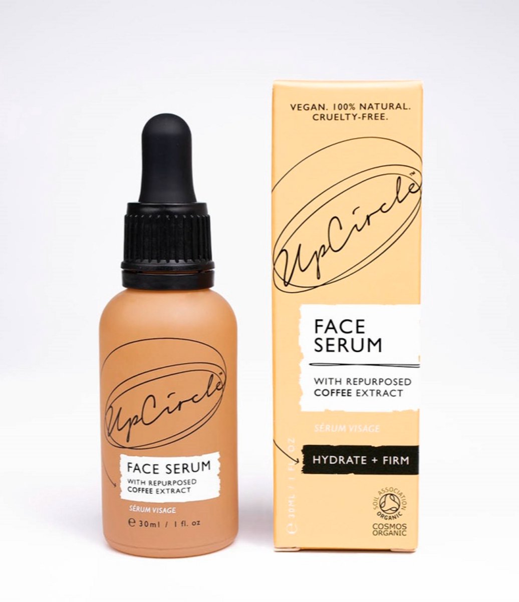 UpCircle Face Serum 30 ml | Vegan Gezichtsserum met Koffie, Jojoba-, Rozenbottel- & Duindoornolie