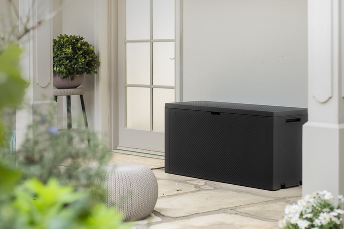 Keter Emily Opbergbox - 118x45x57 cm - 270L - Grafiet