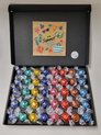 Chocolade Ballen Proeverij Pakket Groot | 40 stuks Lindt chocolade met Mystery Card 'Hello Summer' met persoonlijke (video)boodschap | Chocoladepakket | Feestdagen box | Chocolade cadeau | Valentijnsdag | Verjaardag | Moederdag | Vaderdag