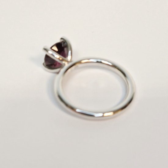 Dames ring - Marbeau - 1957WG - ring - witgoud - 14 krt - rhodoliet -  edelsteen -... | bol.com