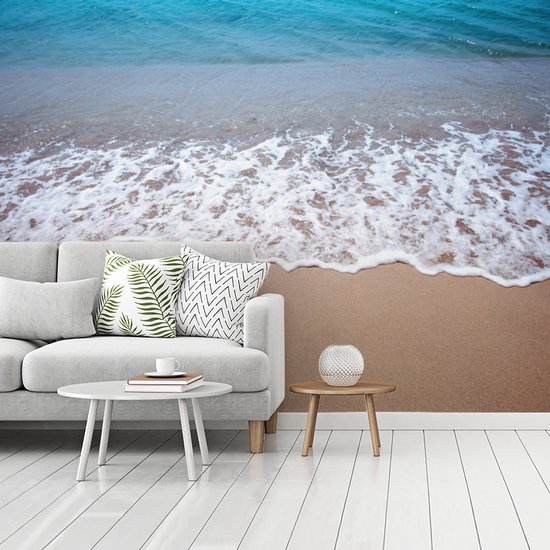 Behang - Fotobehang Water - Golf - Strand - Breedte 295 cm x hoogte 220 cm