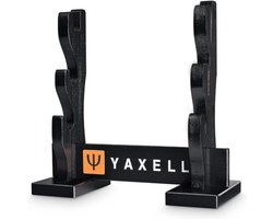 Yaxell Super Gou Ypsilon Katana Display – Houten Standaard voor 3 Messen