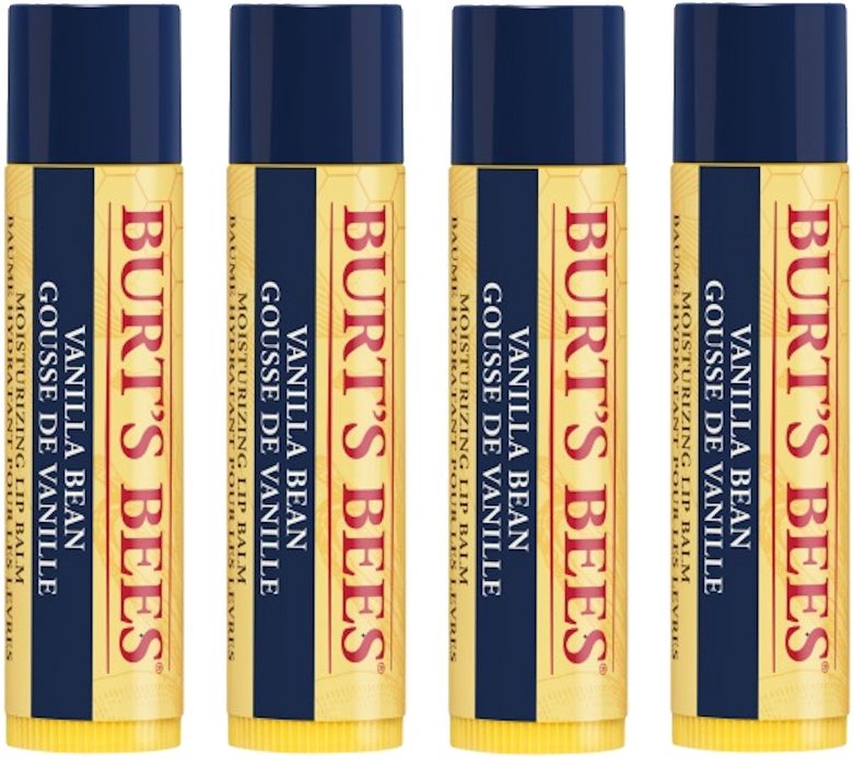 BURT'S BEES - Lip Balm Vanilla Bean - 4 Pak