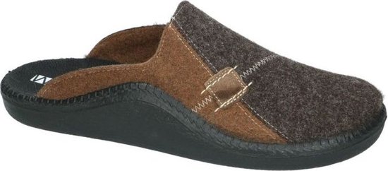 Westland -Heren - bruin donker - pantoffels & slippers - maat 39