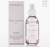 Velveux Toner 150ml - gezichtstoner - PH Herstellende Lotion - Rozen Tonic - Skin Care - Aloë vera - skincare - Valentijnsdag cadeau