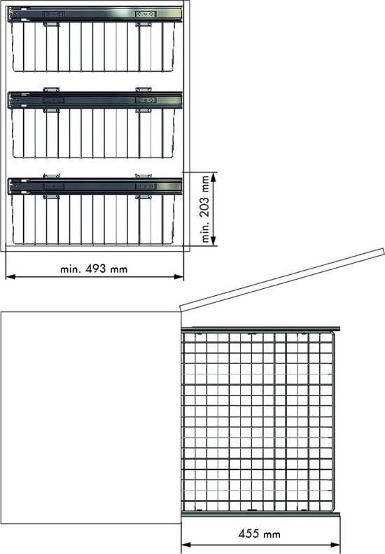 Grille De Four Universelle Sauvic - Extensible 42-60cm, Chromée, Pour Four Standard
