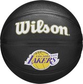 Wilson Team Tribute Los Angeles Lakers Mini Ball WZ4017601XB, Unisexe, Zwart, Basketball, Taille : 3