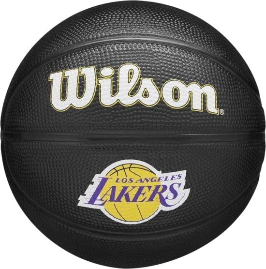 Wilson Team Tribute Los Angeles Lakers Mini Ball WZ4017601XB, Unisexe,  Zwart,... | bol.