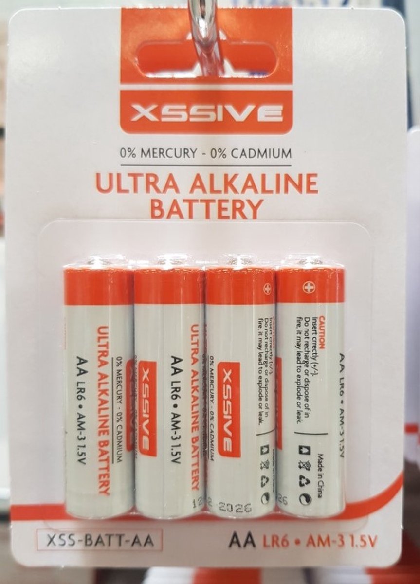 Xssive Ultra Alkaline Batterij AA LR6/AM-3/1.5V
