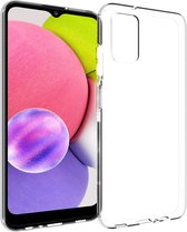 Accezz Hoesje Geschikt voor Samsung Galaxy A03s Hoesje Siliconen - Accezz Clear Backcover - Transparant