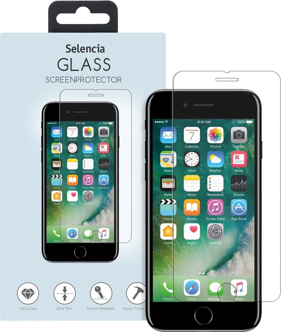 Screenprotector iPhone 6 Tempered Glass - Screenprotector iPhone 6s -  Screenprotector... | bol.com