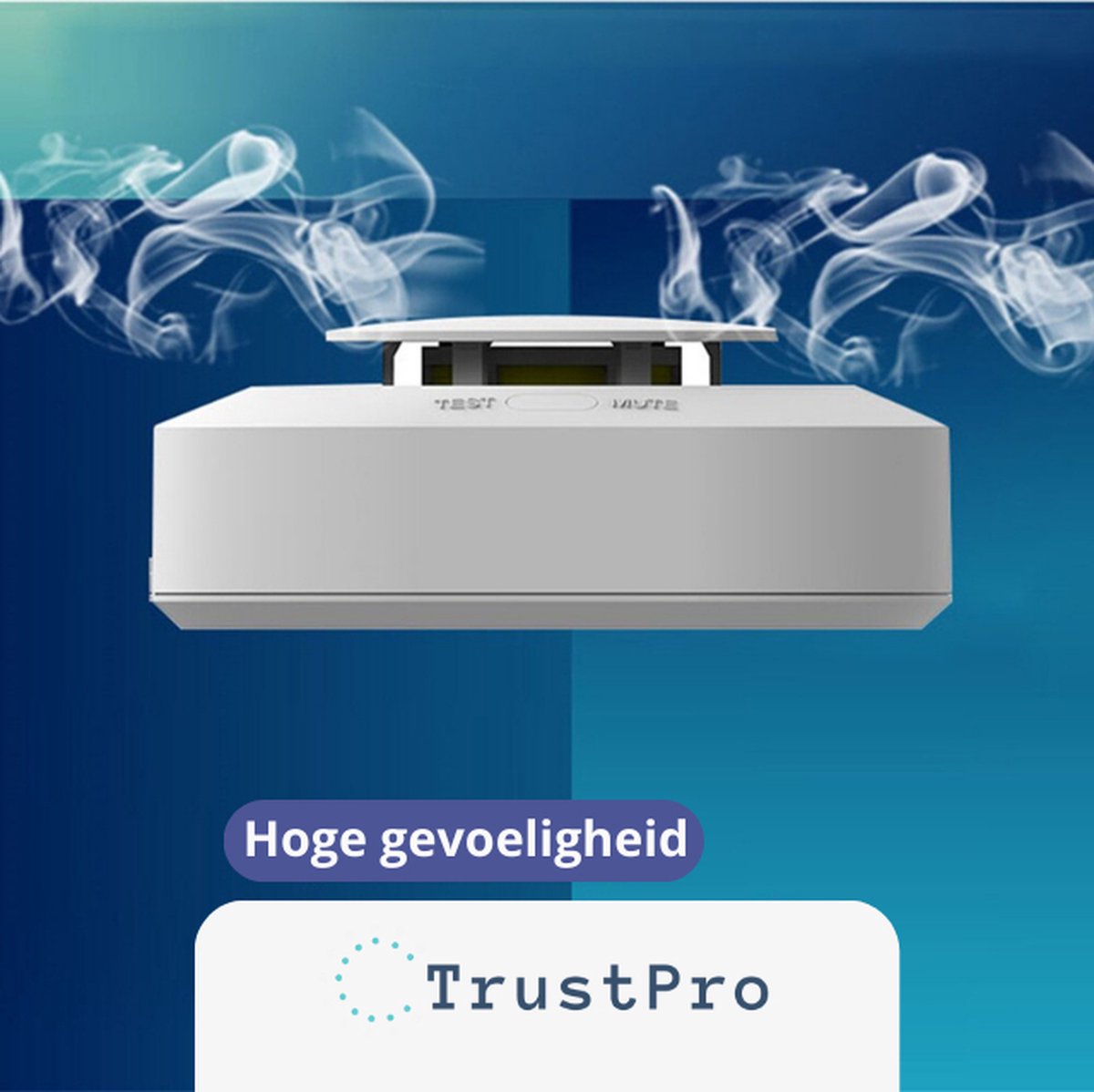 Co2 / Co Melder Draadloos Rook en koolmonoxide 10 Jaar batterij Rookmelder en...